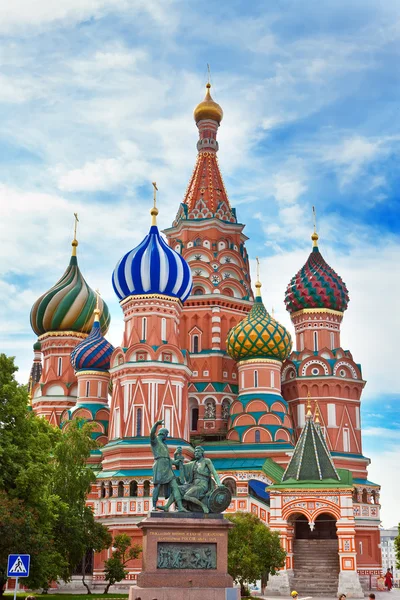 瓦西里 · blazhennogo 的大教堂。莫斯科。俄罗斯. — 图库照片