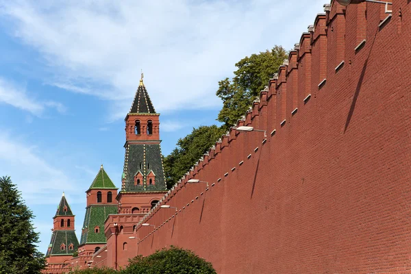 Moskwa, ściany Kremla — Zdjęcie stockowe