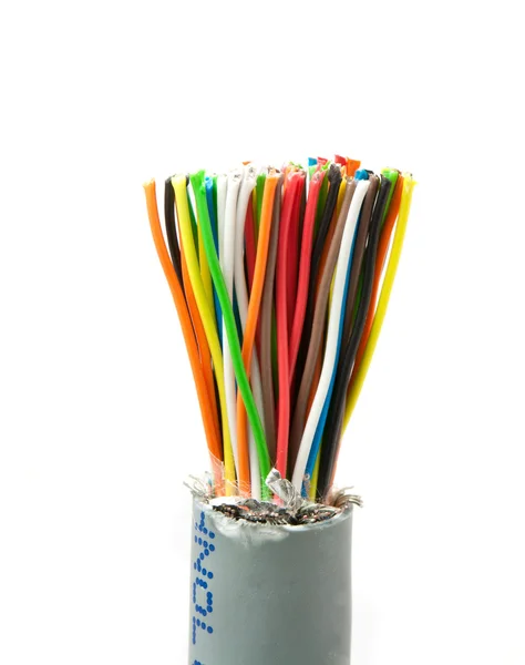 Paquete de cables de color — Foto de Stock
