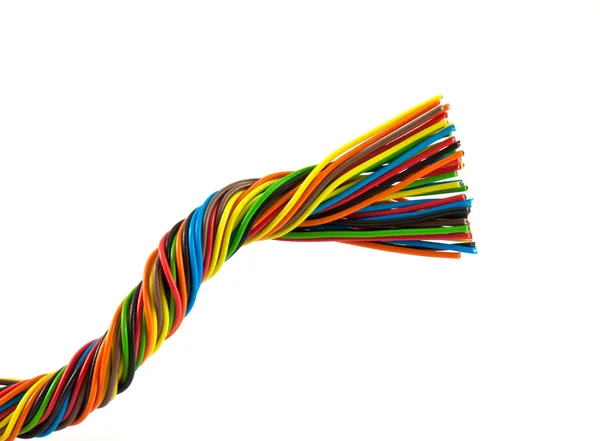 Renk kablo demeti — Stok fotoğraf