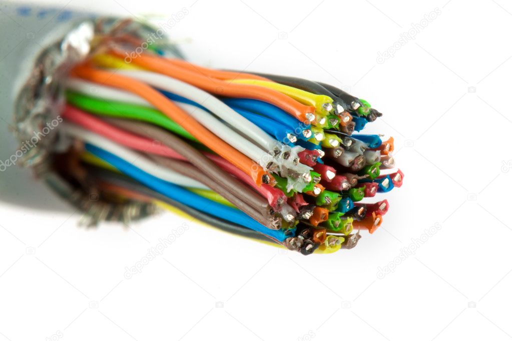 Bundle of color cables