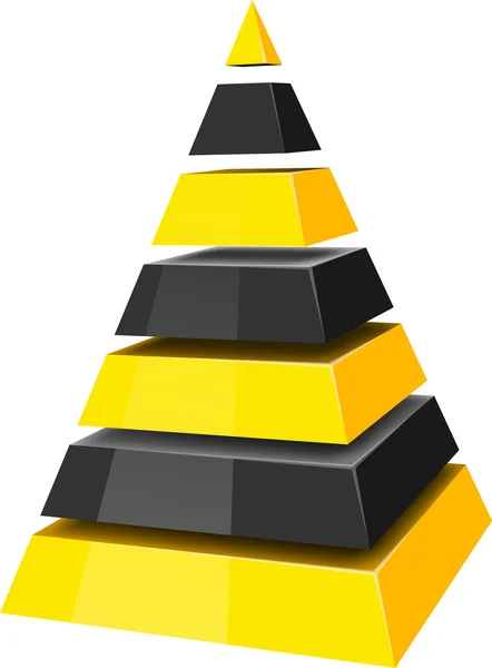 Piramide — Stockvector