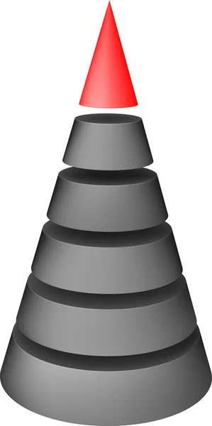 Pyramid — Stock Vector