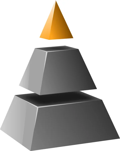 Піраміда — стоковий вектор