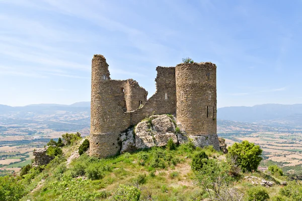 Medeltida slottet orcau, Katalonien, Spanien — Stockfoto