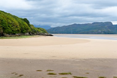 Portmeirion estuary in Wales clipart