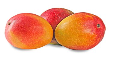 Beyaz arka plan üzerinde izole Mango