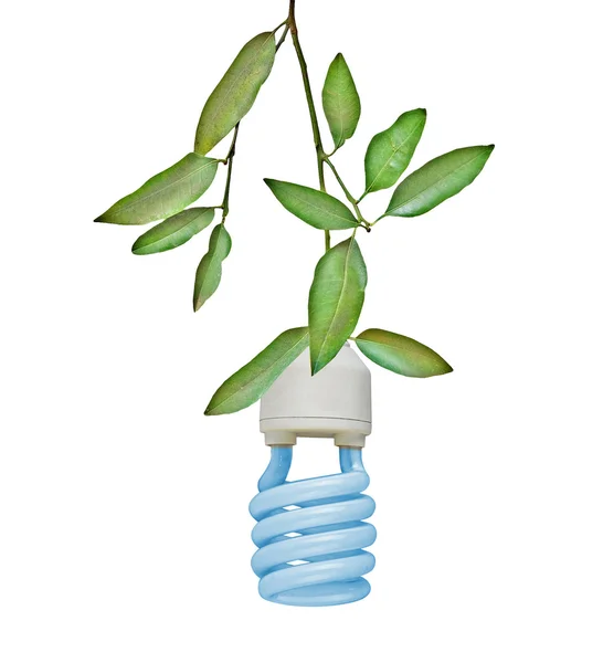Symbol för grön energi — Stockfoto