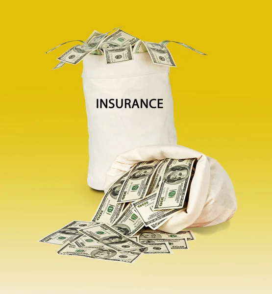 Taschen mit Versicherung — Stockfoto