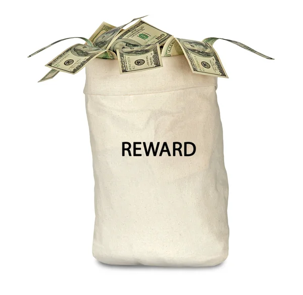 Bolsa con recompensa — Foto de Stock