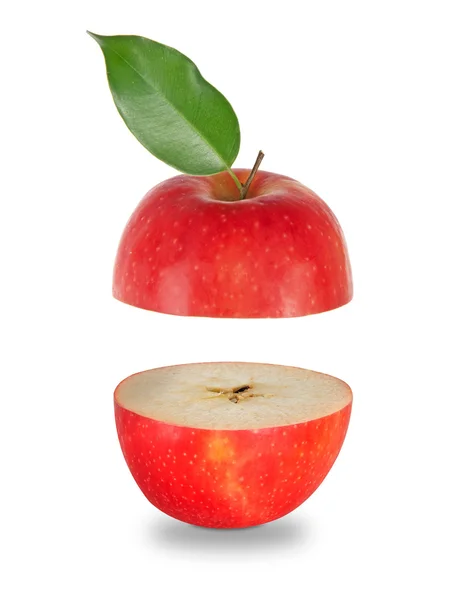 Половинки apple — стокове фото