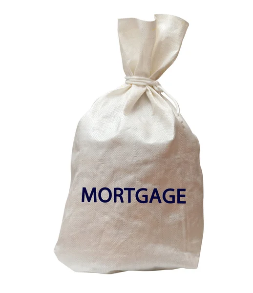 Bolsa con hipoteca — Foto de Stock