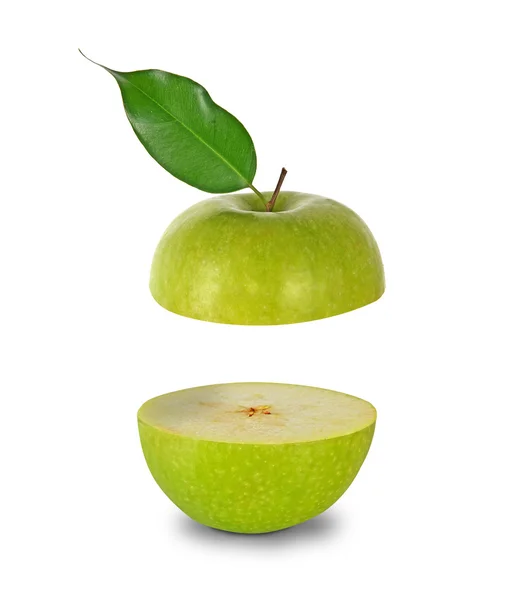 Metades de maçã — Fotografia de Stock