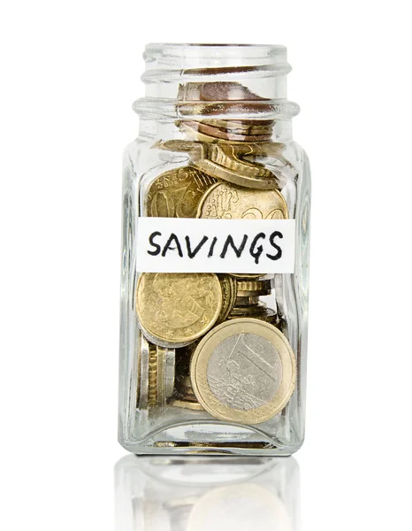 Jar with savings — Stock Photo, Image