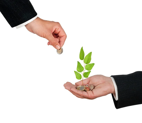 Inversión en empresas ecológicas — Foto de Stock