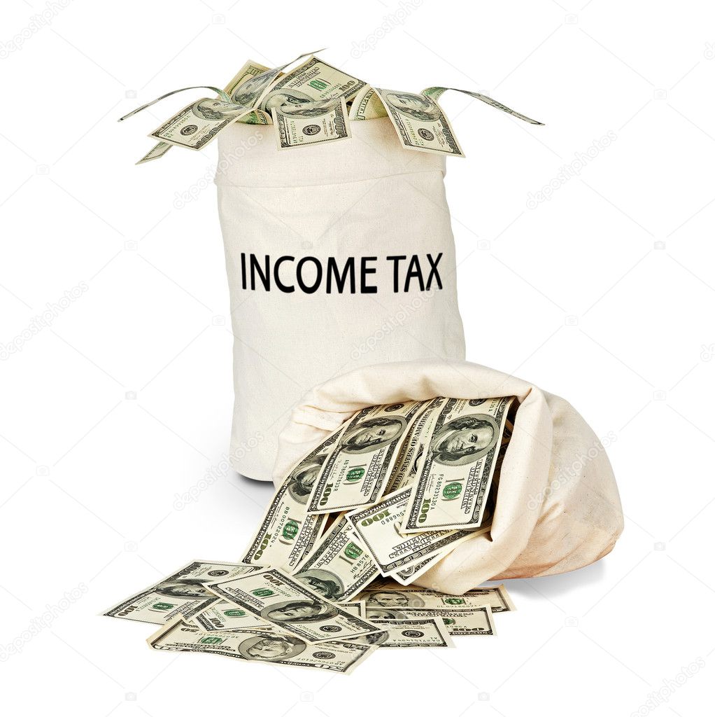 Bag with income tax
