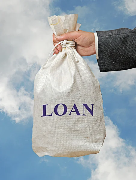 Bag with loan — Stock Photo, Image