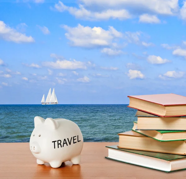 Money for dream vacation — Stock Photo, Image