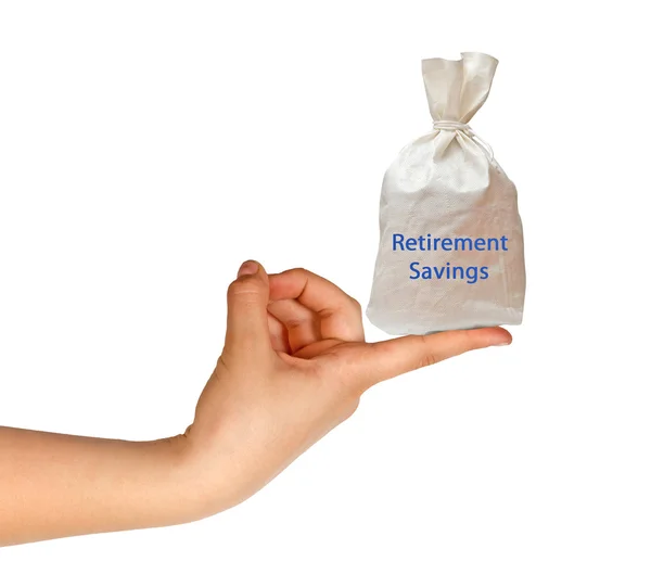 Oszczędności emerytalne — Zdjęcie stockowe