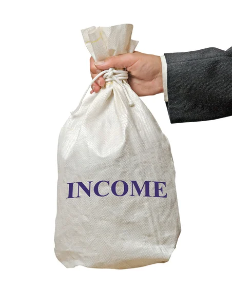 Τσάντα με εισόδημα — Φωτογραφία Αρχείου