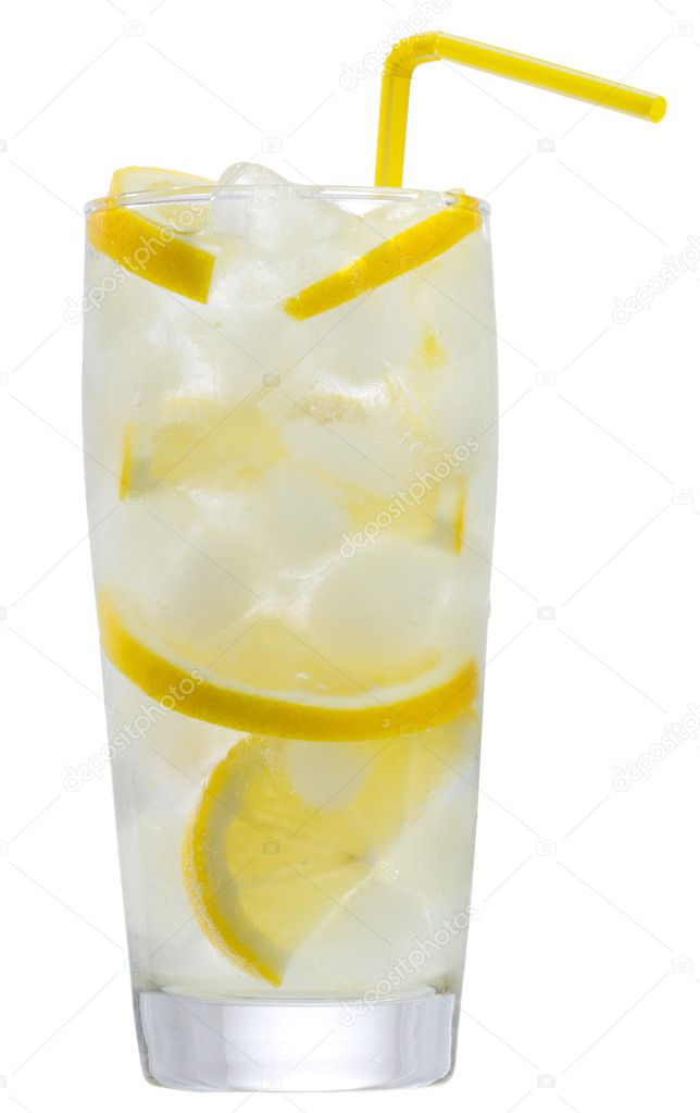 Lemonade With Ice And Lemon — Stock Photo © Nitrub 5447157