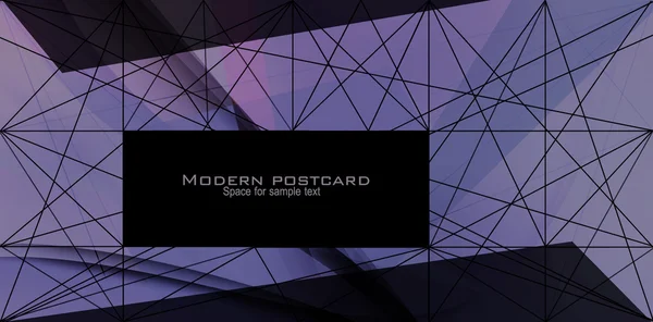 Modern postcard 2 — Stock Photo, Image
