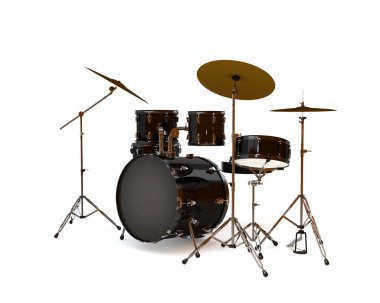 Black drums clipart