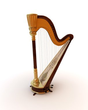 Instrument harp clipart