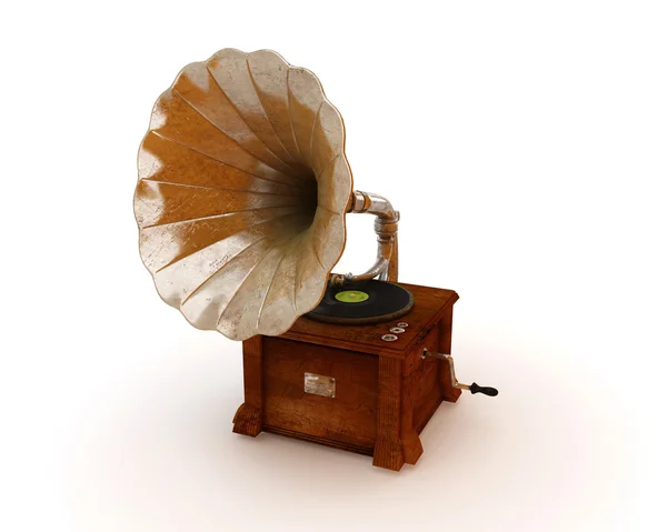 stock image Retro gramophone