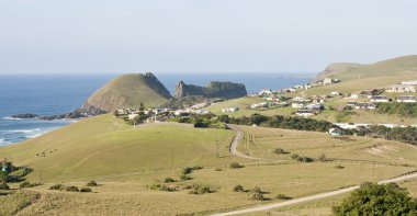 Güney Afrika wild Coast duvar yatay delik