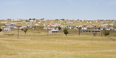 hutjes in transkei Zuid-Afrika corrigated ijzer