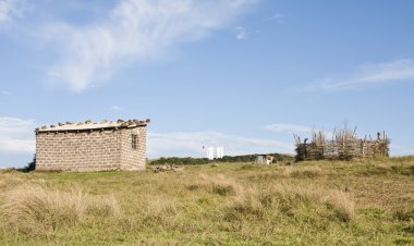 hutjes in transkei Zuid-Afrika corrigated ijzer