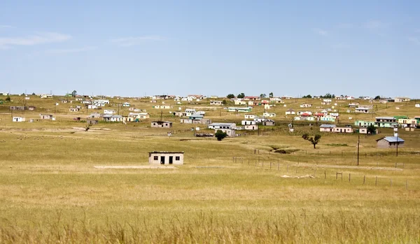 Cabanes à Transkei Afrique du Sud fer corrigé — Photo