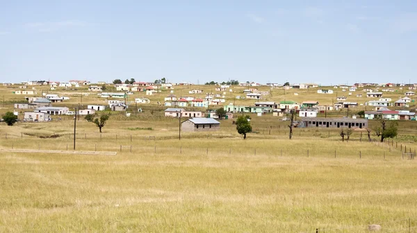 トランスカイ南アフリカ corrigated 鉄中の小屋 — ストック写真