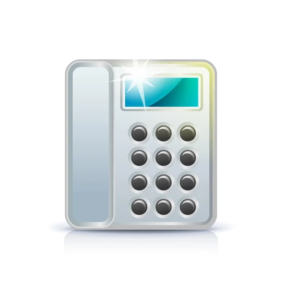 Ikona telefonu sady Office — Stockový vektor