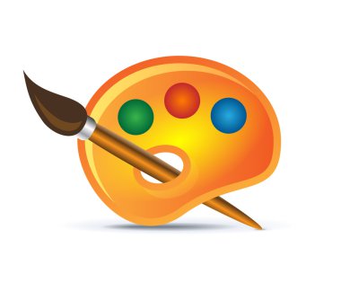 Palette icon clipart