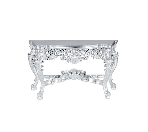 Silver table — Stock Photo, Image