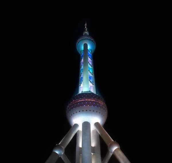 Шанхайская жемчужная телебашня — стоковое фото