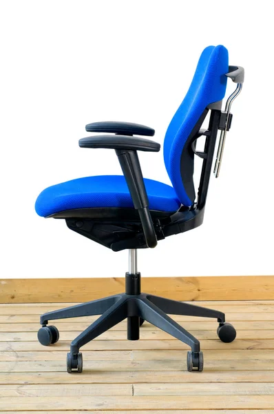 Cadeira de escritório azul moderno — Fotografia de Stock