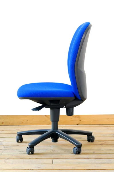 Chaise de bureau moderne bleue — Photo