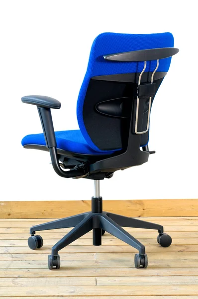 Μοντέρνα μπλε καρέκλα γραφείου — Φωτογραφία Αρχείου