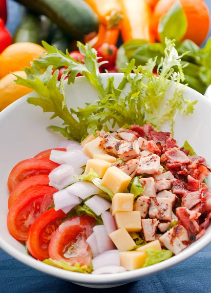 Salată de cezar clasică proaspătă — Fotografie, imagine de stoc
