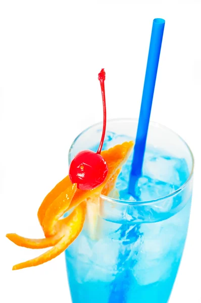Niebieski dużo pić koktajl — Zdjęcie stockowe