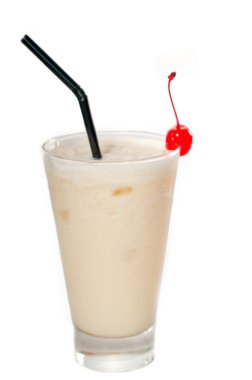 Frozen banana daiquiri drink cocktail clipart