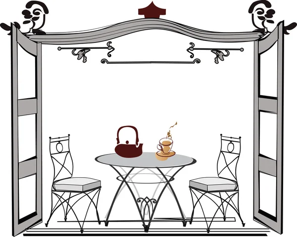 Cafetería, diseño — Archivo Imágenes Vectoriales