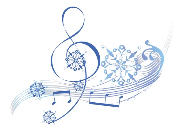 Art musical aigu clef — Image vectorielle