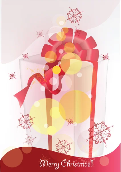 Fond de Noël avec cadeaux de Noël — Image vectorielle