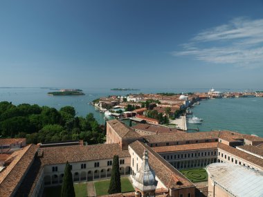 Venedik - San Giorgio Magiore kilisesinin manzarası