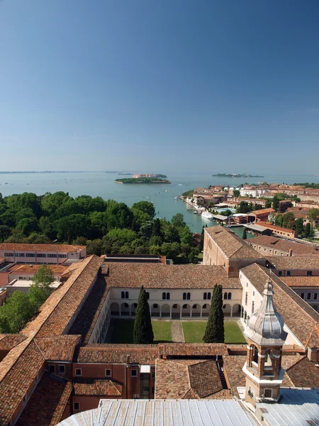 Venecia - vista desde la torre de la iglesia de San Giorgio Magiore — Foto de Stock