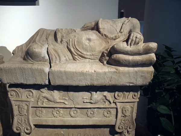 伊特鲁里亚的墓碑 — 图库照片